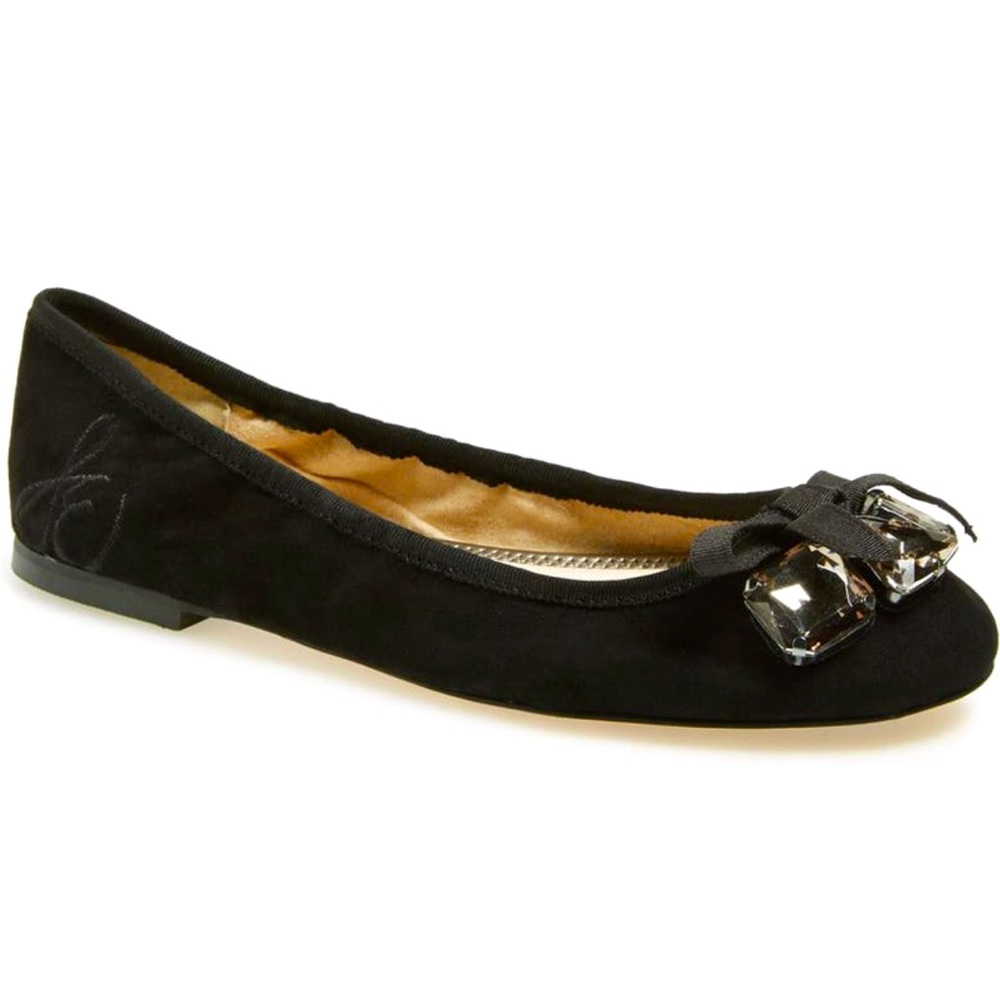 ⭐️🌟Sam Edelman Fayth Black Ballet Flats Sz 8.5